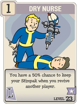 FO76 Dry Nurse perk