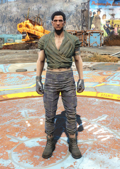 Fo4 Wrap and Ragged Pants