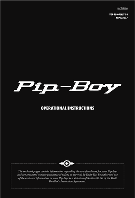 Pip-Boy Operational Instructions