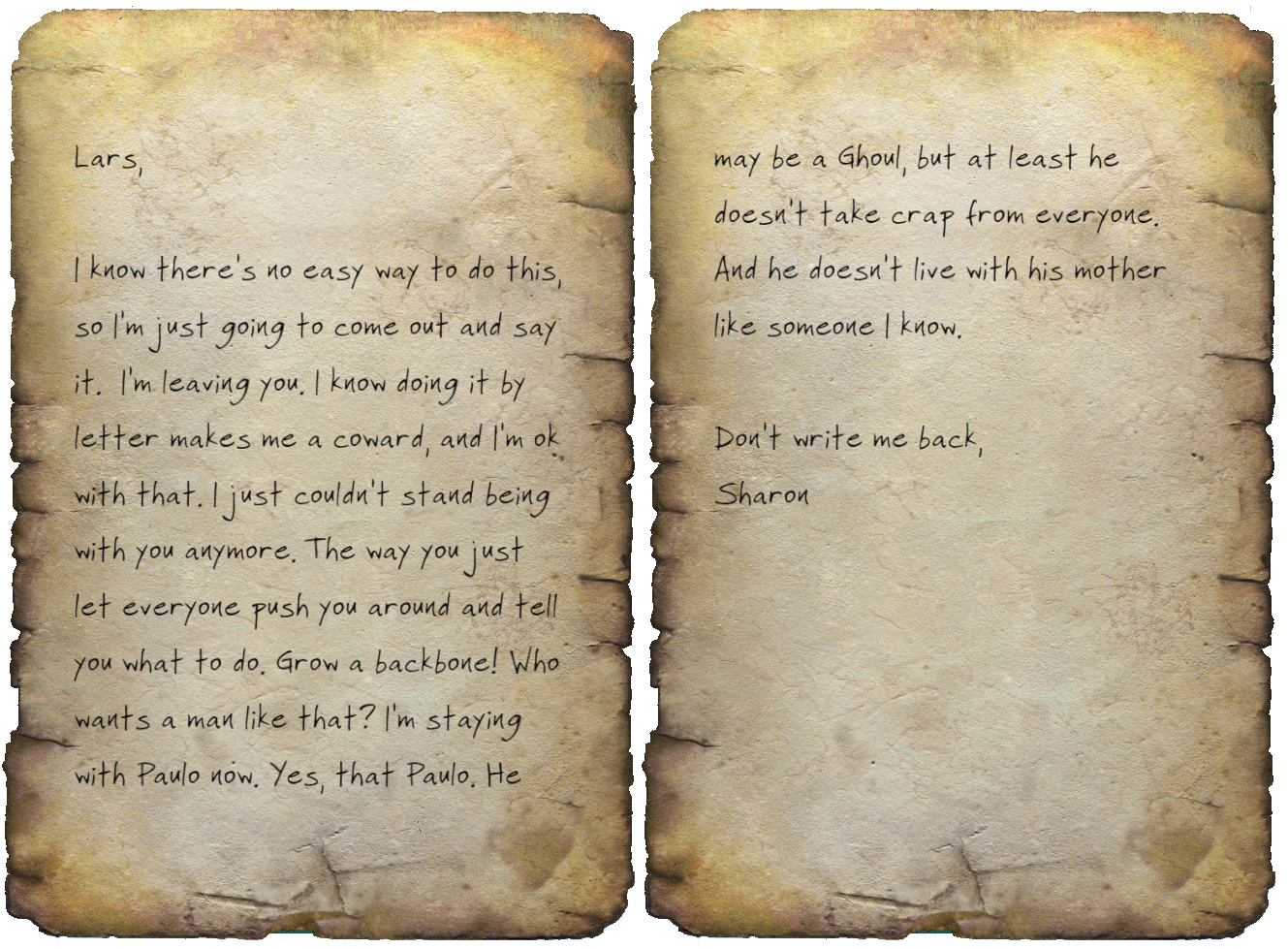 Letter Fallout 4 Fallout Wiki Fandom Letter Fallout 4 Fallout Wiki Fandom
