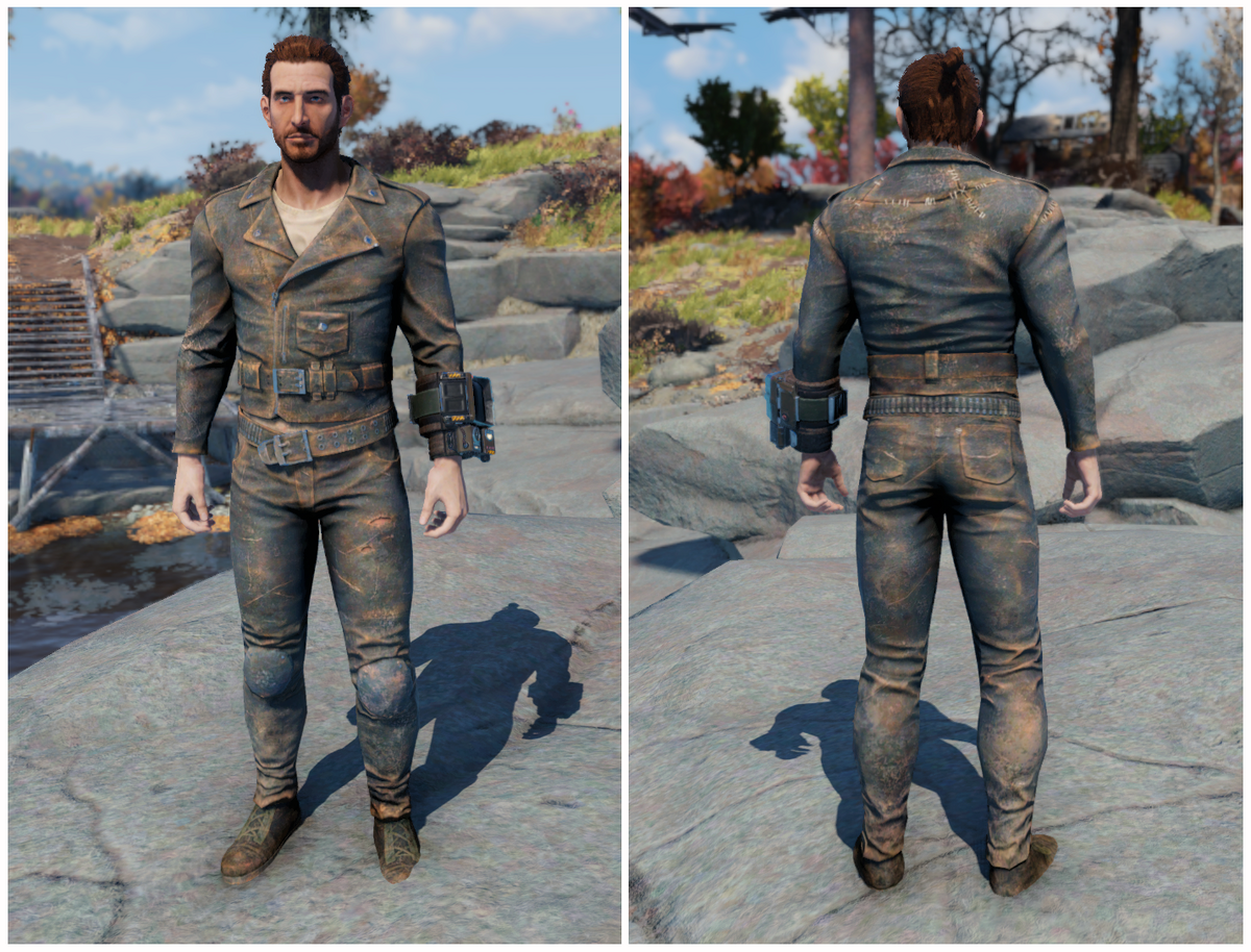 Fallout 4 кожаная куртка пилота фото 7