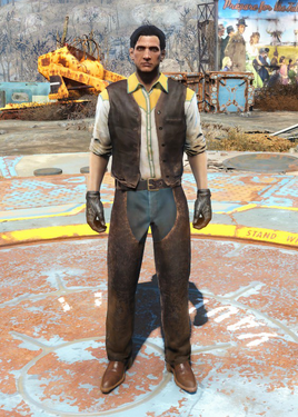 Fo4 Western Outfit and Chaps