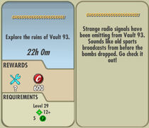 Requirements, objective, rewards and description