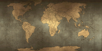 World map in Fort Hagen Command Center and The Switchboard