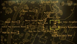 Cliff Briscoe's bungalow map