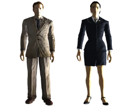 Dirty preWar business wear