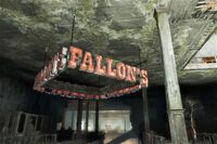 FO4 Fallons ceiling sign