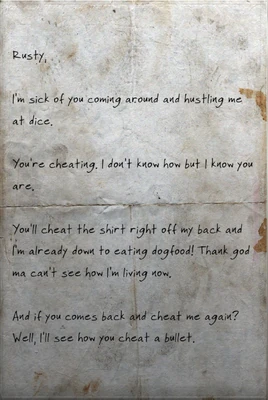 FO76BS Note Dirty Cheat PTS