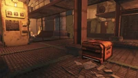 FO76TP The Foundry (Union Supply Crates 3).jpg (1.8 MB) Fire Pit area. Behind the three pipes, on the North side of the room.