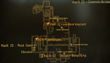 Vault 22 common areas map