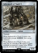 Fallout Magic Behemoth of Vault 0.png (335 KB) Magic: The Gathering card