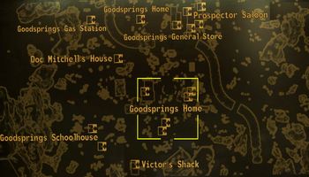 Goodsprings home local map