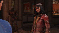 Piper in the entryway of Diamond City