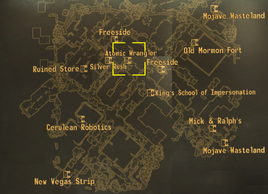 Atomic Wrangler Casino map