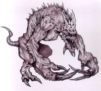 Deathclaw 01.jpg (91 KB) Experimental deathclaw concept art