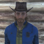 Worn by a player character