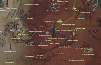 Ranger Lookout map