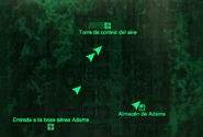 Mapa de ubicación de las minibombas nucleares