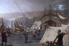 A Caesar's Legion camp