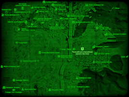 FO4 Полицейское управление южного Бостона (карта мира)