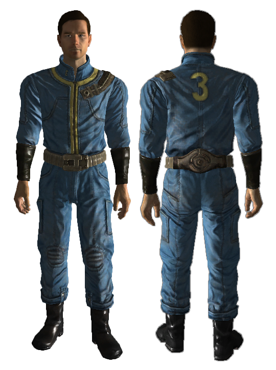 Classic and Fallout 4 style vault suits Back at Fallout New Vegas