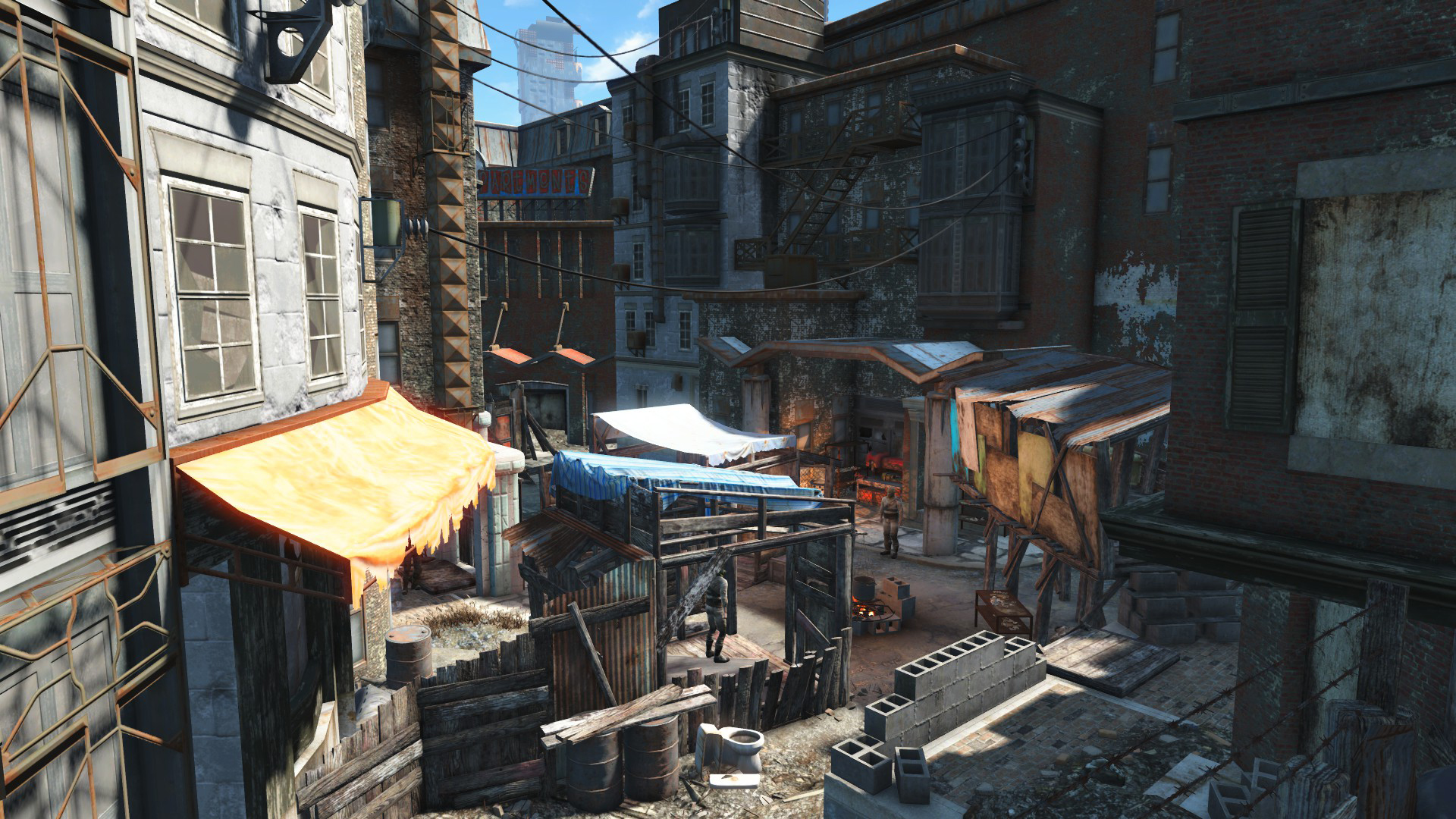 переулок висельника fallout 4 строить укрепления фото 6