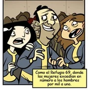 El Refugio 69 en el comic de Penny Arcade