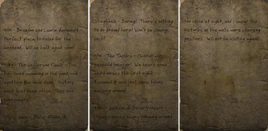 Alpine Rivers Guestbook note