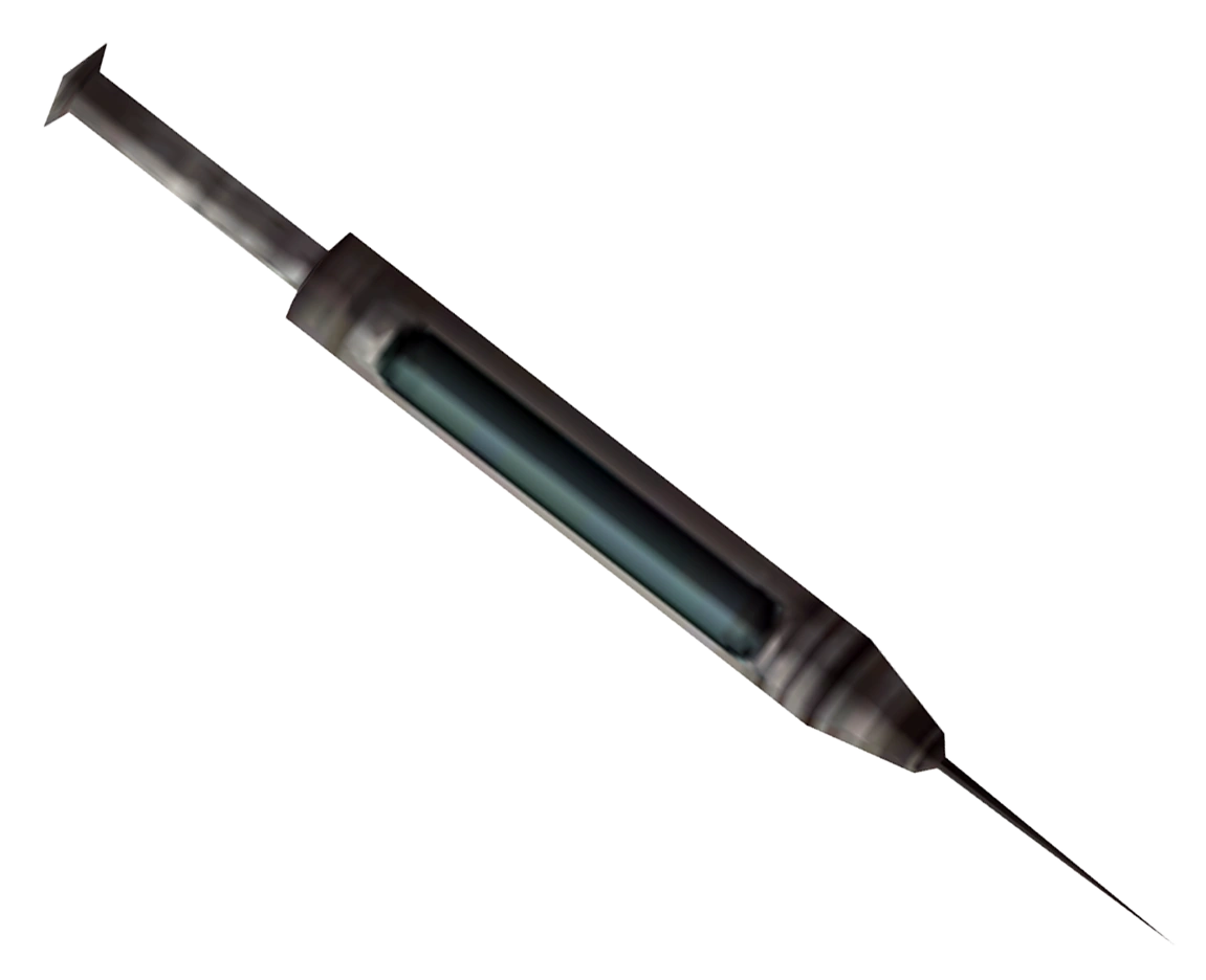 Пустой шприц из-под гидры | Убежище | Fandom