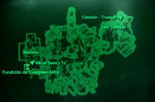 Esp Bazar de Evergreen Mills Mapa Loc