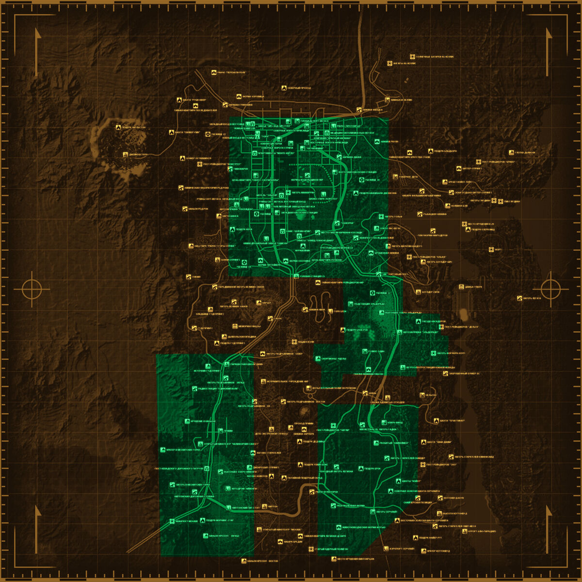 Fallout new vegas карта из fallout 4 фото 64