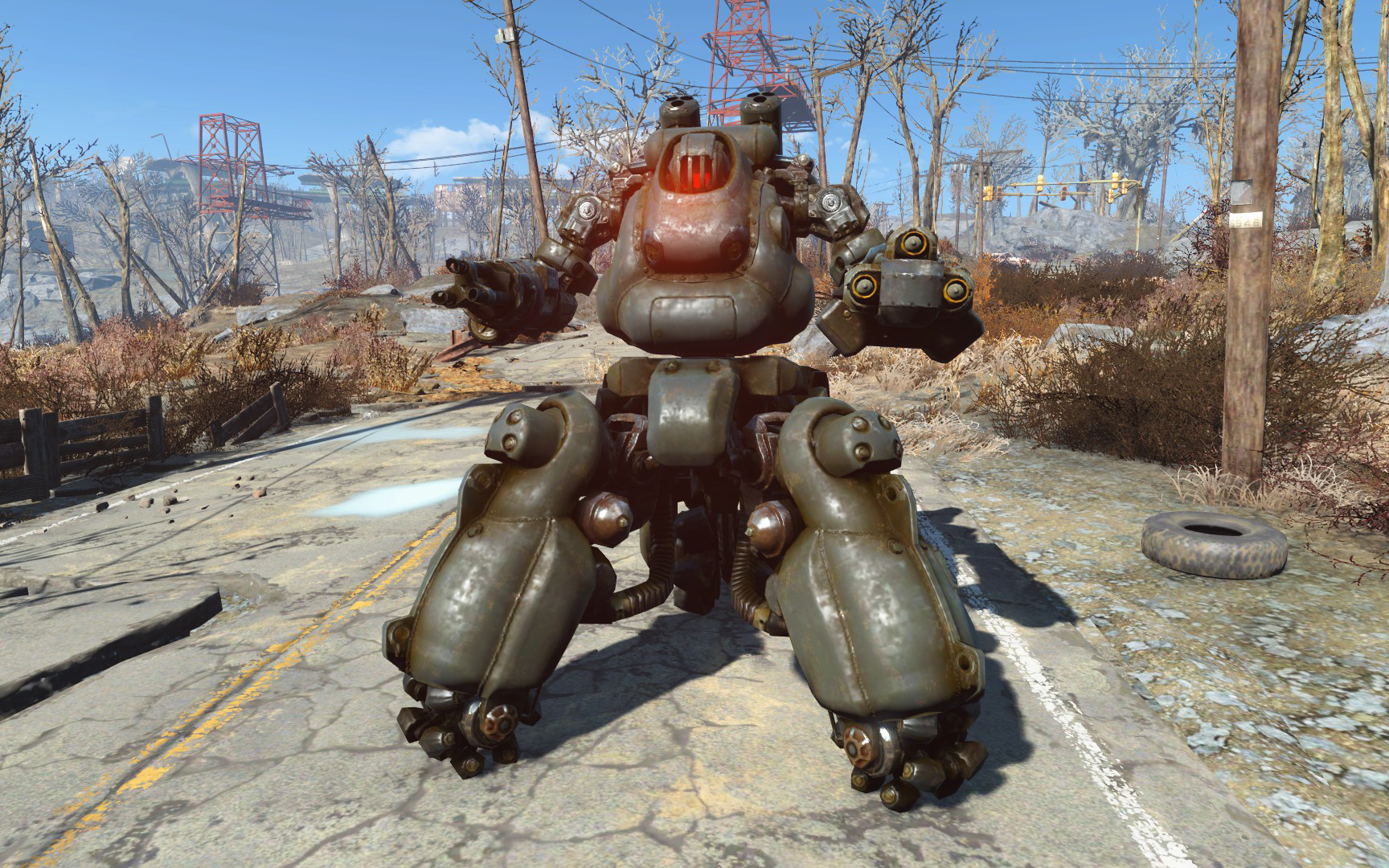Fallout 4 модели роботов подставка фото 28