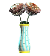 Нова синьо-зелена розширюється ваза