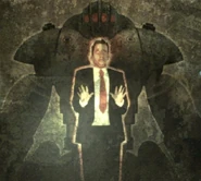 A sentry bot featured in a REPCONN PSA