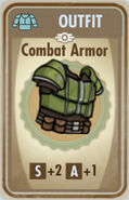 Combat armor card