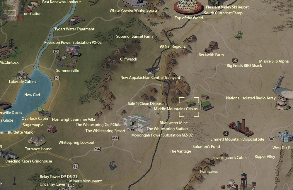 fallout 76 honeybeast locations fallout 76 honeybeast locations
