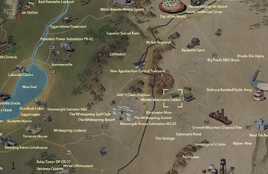 Middle Mountain Cabins map