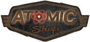 Atomic Shop sign used in background video