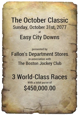 Racetrack advertisement