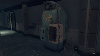 A blue vending machine, found in certain places in Fallout 76