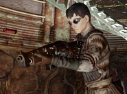 FO76WL Barb fighting.png (1.58 MB) Barb, a woman who killed a dog