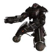 Fo3BS Enclave sentry bot.png (381 КБ) Робот-охоронець Анклава з гатлинг-лазером