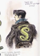 TunnelSnakesCA.jpg (336 KB) Early concept art of the Tunnel Snakes logo