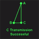 Display screen: C Transmission Successful