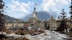 Сильно повреждённый форт Братства