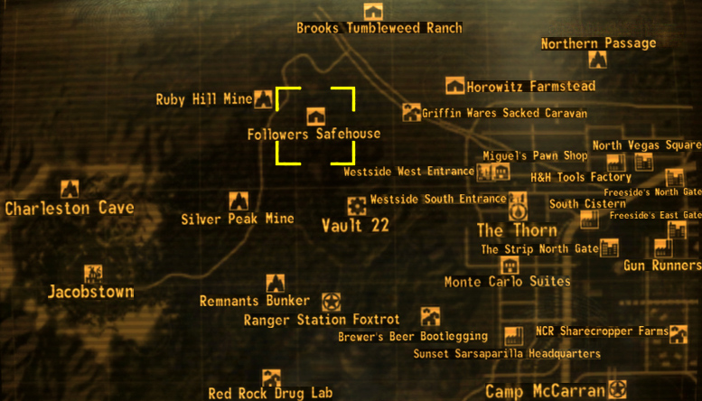 New World Map location Icons image - Fallout: Project Safehouse