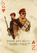 Manny, together with Boone on the playing card