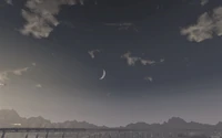FNV Moon dusk.jpg (151 KB) At dusk in the Mojave