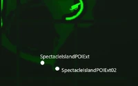 Mapa de células Spectacle Island POI