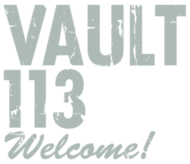 FO4 Vault 113 Sign Welcome